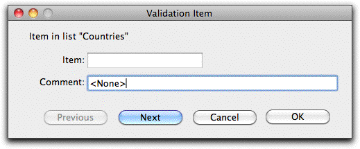 Assigning A Validation To An Entry Field 